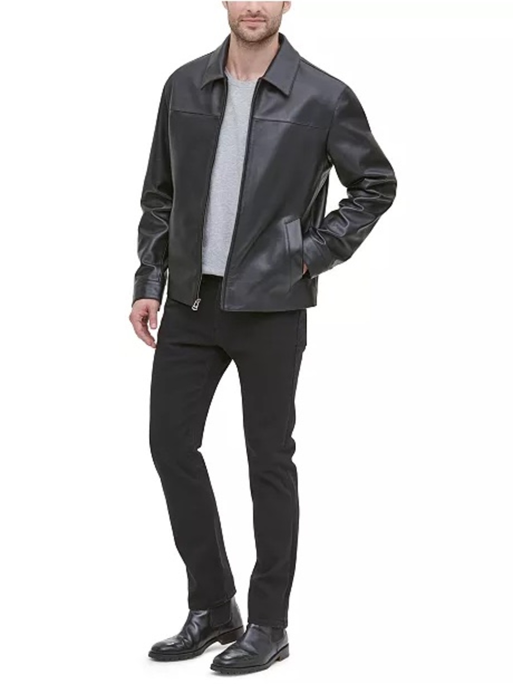 Cole Haan Brown Leather Jacket
